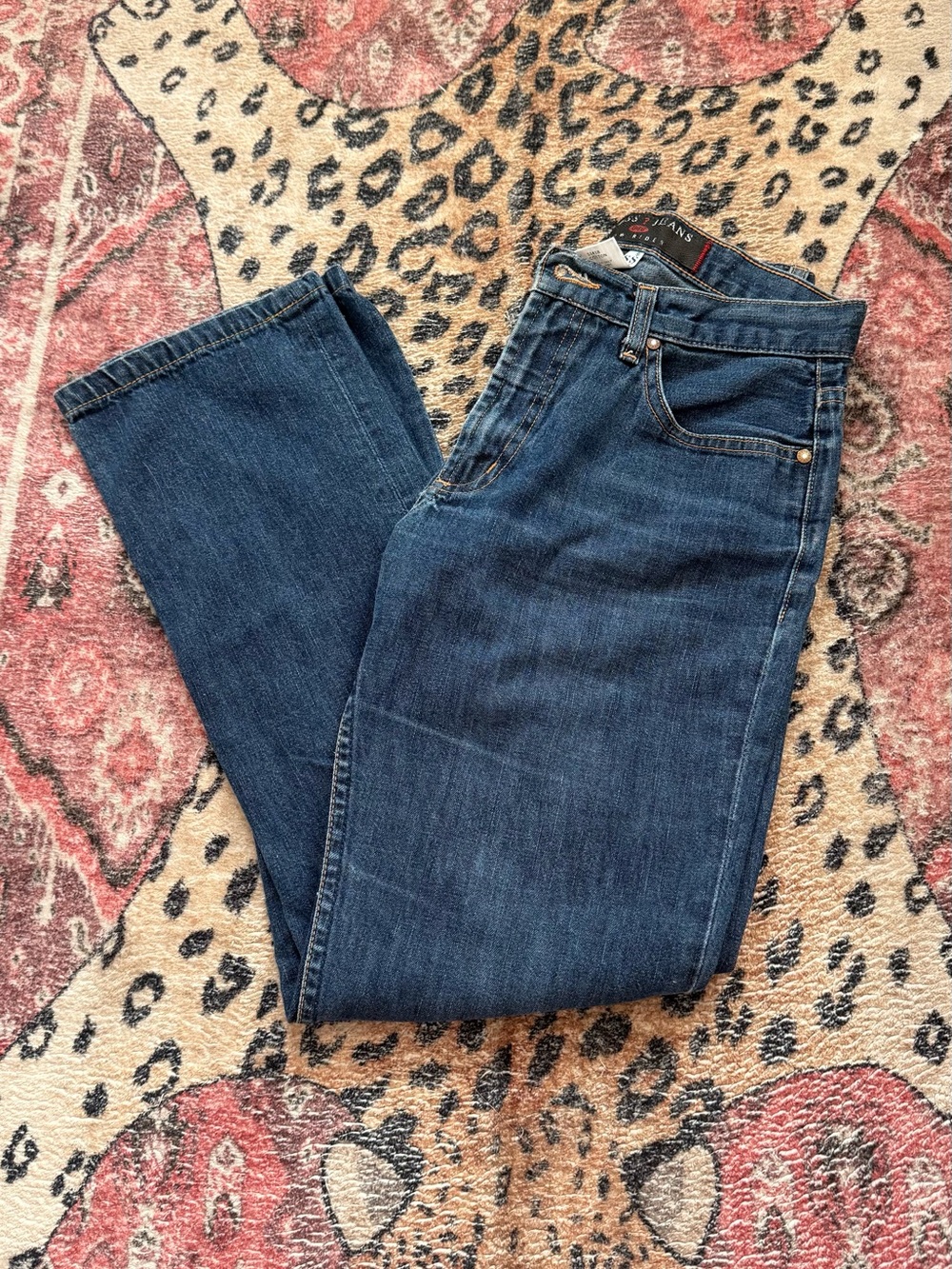 Guess Women's Dark Blue Straight Jeans